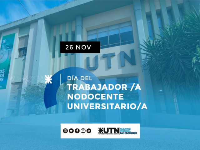26 de noviembre - Día del Trabajador/a Nodocente Universitario/a