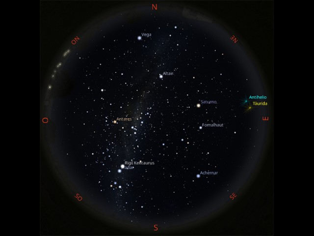 Observatorio Astronómico de la UTN: Mapa del cielo de septiembre