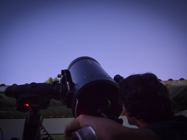 Júpiter y la Luna se verán en marzo desde nuestro Observatorio
