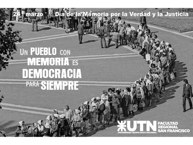 A 42 años del golpe cívico militar, se conmemora el Día de la Memoria, Verdad y Justicia