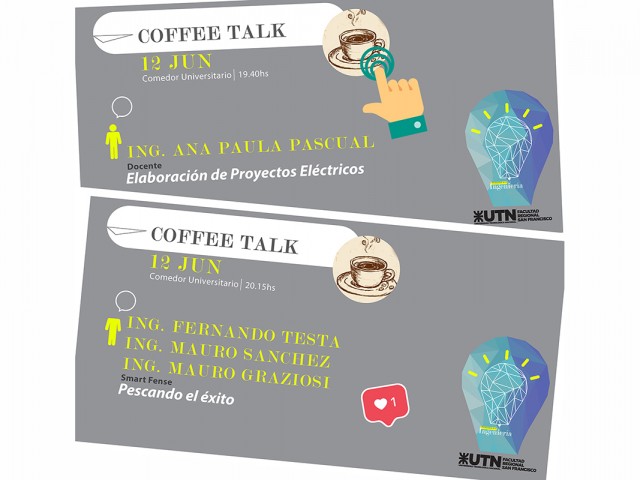 Hoy martes continúa la Semana de la Ingeniería con dos Coffee Talks