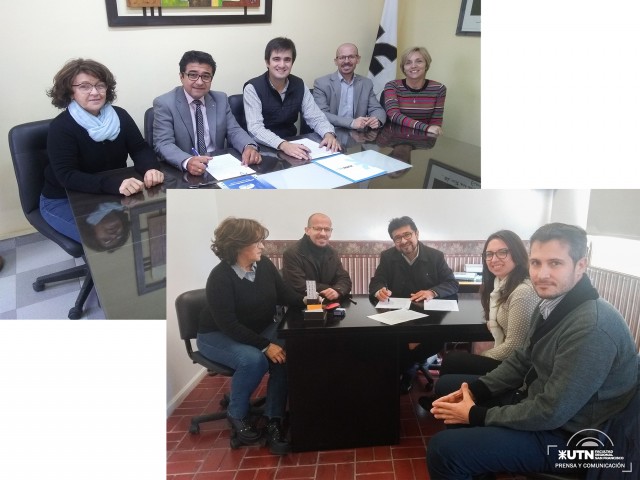 Nuestra Facultad firmó convenios de trabajo conjunto con Micrón Fresar y Axion