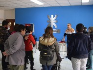 Integrantes del Centro Educativo Terapéutico "Sentidos" visitaron el Museo ConCiencia