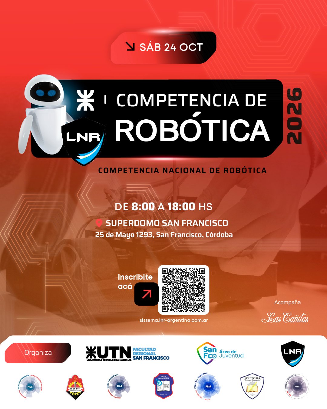 UTN San Francisco palpita la Competencia Nacional de Robótica: se esperan más de 90 equipos