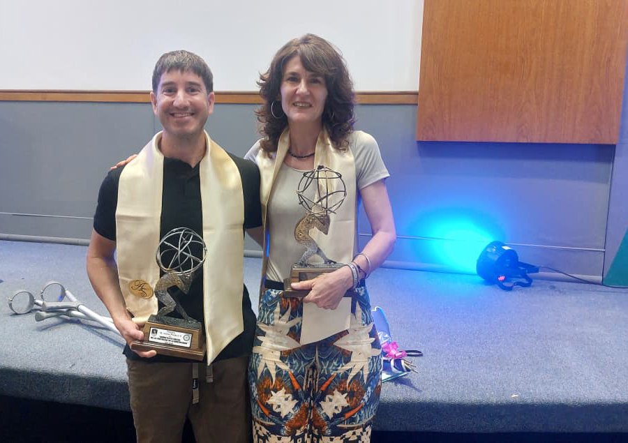 La Dra. Alfonsina Andreatta y Diego Lafarina recibieron distinciones de 