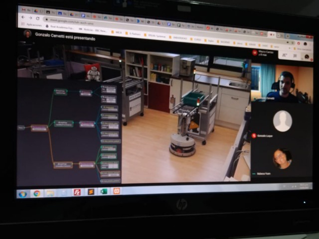 Estudiante avanzado de Electrónica compartió su experiencia laboral en Robótica