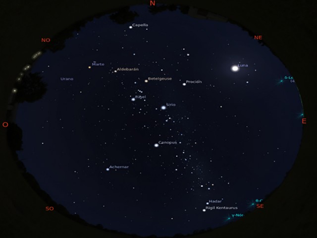 El Observatorio elaboró una guía para identificar objetos en el cielo nocturno