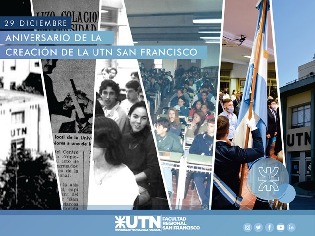 Hoy se cumplen 52 años de la aprobación de la creación de nuestra UTN San Francisco