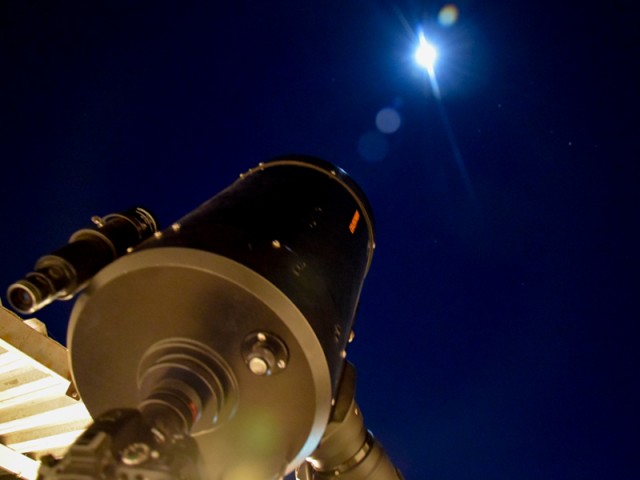 En octubre, la Luna, Saturno y Júpiter se verán desde el Observatorio Astronómico