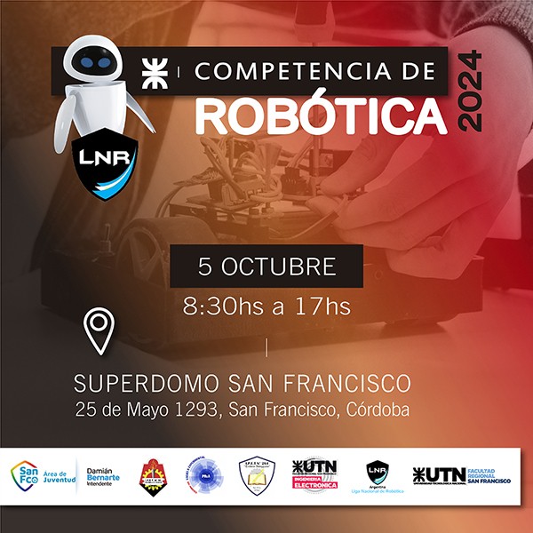 Presentaron la Competencia Nacional de Robótica: será el sábado 5 en el Superdomo