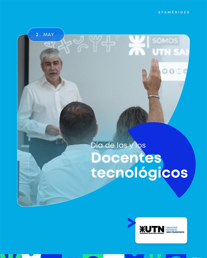2 de mayo - Día del Docente Tecnológico