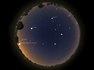 Observatorio Astronómico de la UTN: Mapa del cielo de enero