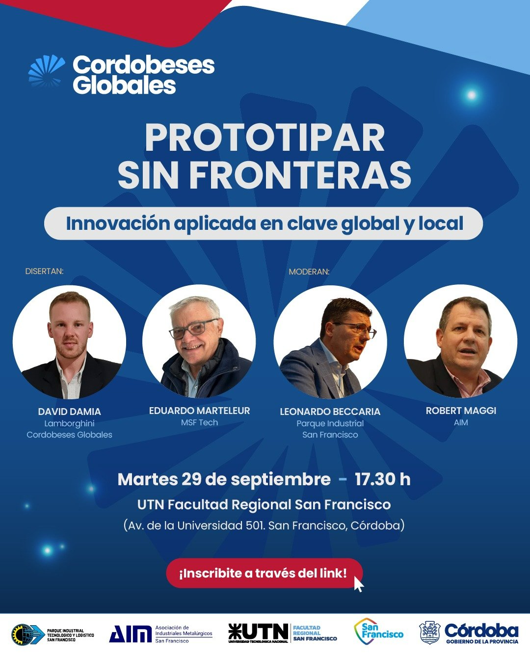 Nuestra Facultad será sede de un panel sobre innovación y prototipado