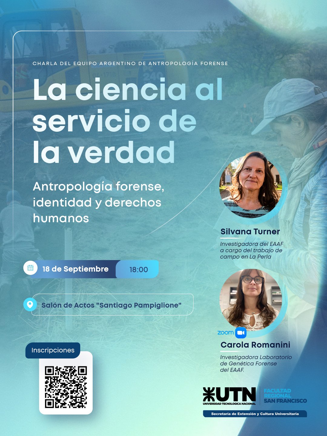 El Equipo Argentino de Antropología Forense disertará en nuestra Facultad Regional