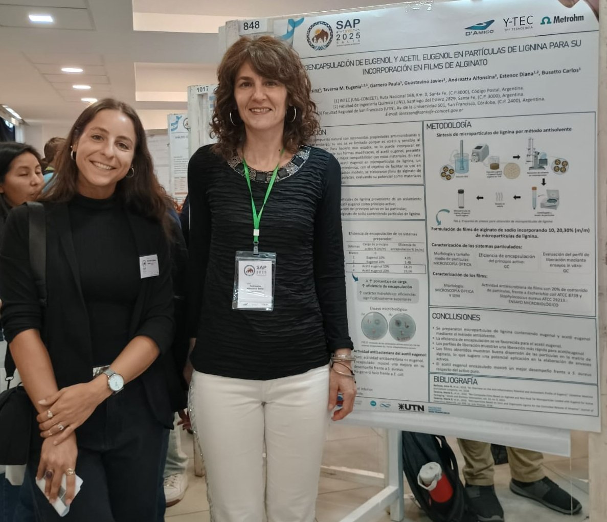 Investigadoras e investigadores de la UTN presentaron trabajos en el Simposio Argentino de Polímeros 2025