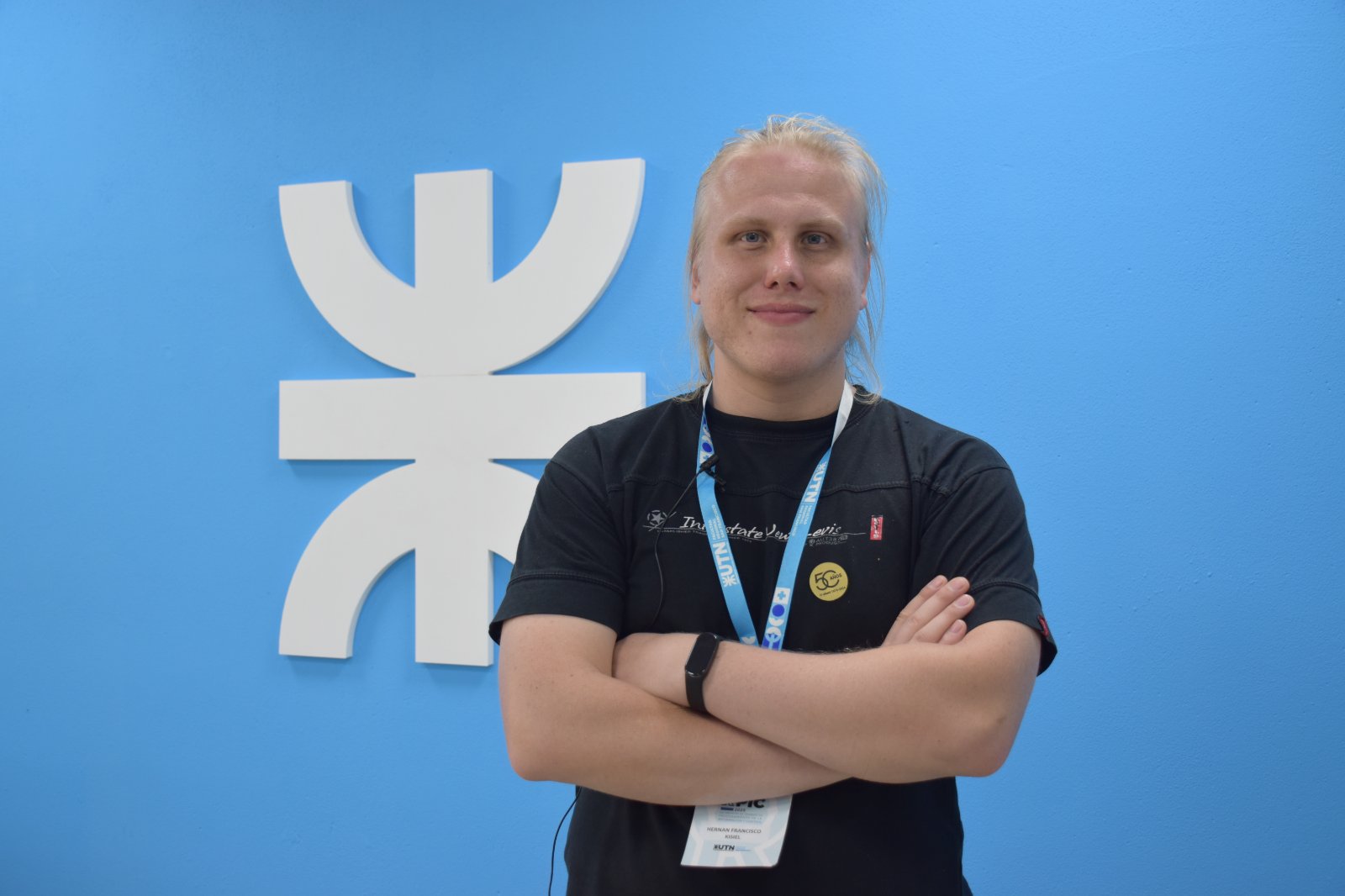 Hernán Kisiel, estudiante de la Facultad de Ingeniería de la Universidad Nacional de Misiones, (ciudad de Oberá)